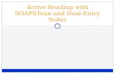 Active Reading with SOAPSTone and Dual-Entry Notes.