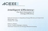 Intelligent Efficiency: National Summit on Integrating Energy Efficiency & Smart Grid Washington, D.C. October 15 th, 2013 Ethan A. Rogers Senior Program.