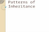 Patterns of Inheritance. Gregor Mendel “Father” of genetics Mid 1800s Austrian monk Studied math and science in Vienna Taught high school Tended to the.