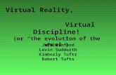Virtual Reality, Virtual Discipline! (or “the evolution of the wheel”) Jeri Minford Levin Sudderth Kimberly Tufts Robert Tufts.