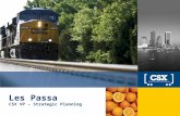 1 Les Passa CSX VP – Strategic Planning. 2 Transportation marketplace supports long term rail growth Global market opportunities are increasing CSX’s.