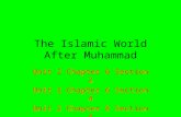 The Islamic World After Muhammad Unit 2 Chapter 6 Section 2 Unit 2 Chapter 6 Section 4 Unit 2 Chapter 8 Section 4.