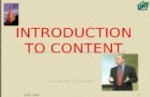 GNET 20601 INTRODUCTION TO CONTENT. GNET 20602 INTRODUCTION.