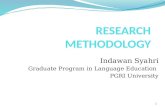 Indawan Syahri Graduate Program in Language Education PGRI University 1.