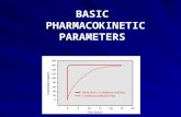 BASIC PHARMACOKINETIC PARAMETERS. PHARMACOKINETICS Pharmacokinetics is the study of the time course of a drug within the body and incorporates the processes.