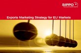 Hier Bild platzieren (weisser Balken bleibt nur bei Partner-Logo) Exports Marketing Strategy for EU Markets Richard Gubler - Lima, 4 th October 2010.