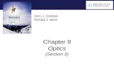 Vern J. Ostdiek Donald J. Bord Chapter 9 Optics (Section 3)