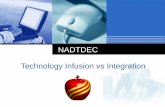 Company LOGO NADTDEC Technology Infusion vs Integration.