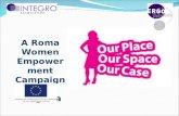 A Roma Women Empowerment Campaign in Bulgaria. The challenges:  Empowerment of (grassroots) Roma women  Raising the awareness about the Roma women place,