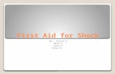 First Aid for Shock By: Shayla Z. Matt S. Sara K. Allen M.