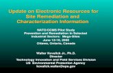 Update on Electronic Resources for Site Remediation and Characterization Information NATO/CCMS Pilot Study Prevention and Remediation In Selected Industrial.