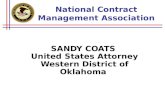National Contract Management Association SANDY COATS United States Attorney Western District of Oklahoma.