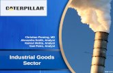 Industrial Goods Sector Christian Fleming, MD Alexandra Smith, Analyst Kairavi Mehta, Analyst Vani Patro, Analyst.