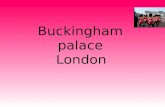 Buckingham palace London. Quick recap  The queen lives there  it is 108 metres long across the front  120 metres deep  24 metres high  From the basement.