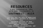 This big idea can help us understand many geographic patterns in Southwest Asia, including patterns of food production, population, ancient empires, religions,