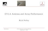 Rick PerleyEVLA Advisory Committee Meeting September 6-7, 2007 EVLA Antenna and Array Performance Rick Perley.