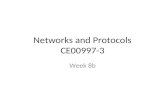 Networks and Protocols CE00997-3 Week 8b. Link state Routing.