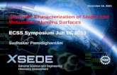 November 9, 2015 Atomistic Characterization of Stable and Metastable Alumina Surfaces ECSS Symposium Jun 18, 2013 Sudhakar Pamidighantam.