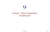 Chapter 09Slide 1 Gases: Their Properties & Behavior 9.
