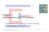 Introduction to VLSI Design – Lec01. Chapter 1 Introduction to VLSI Systems Lecture # 6 Computer-Aided Design Technology for VLSI.