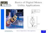 © 2007 Ideal Industries  1 of 69 Basics of Digital Meters- Utility Applications Basics of Digital Meters Utility Applications.