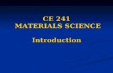 CE 241 MATERIALS SCIENCE Introduction. What do Engineers do? Design and Build.... Design and Build.... As Civil Engineers we design and build civil structures.