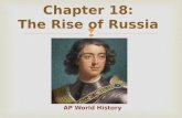 AP World History Chapter 18: The Rise of Russia.