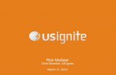 Rick McGeer Chief Scientist, US Ignite March 17, 2014.