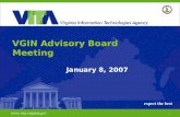 1  the best VGIN Advisory Board Meeting January 8, 2007  expect the best 1.