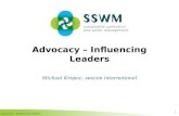 Advocacy – Influencing Leaders 1 Michael Kropac, seecon international.