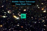 Hubble Space Telescope Deep Field View. Milky Way Galaxy.