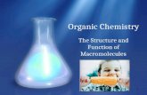 1 Organic Chemistry The Structure and Function of Macromolecules.