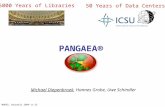 MODEG, Brussels 2009-11-25 5000 Years of Libraries 50 Years of Data Centers PANGAEA ® Michael Diepenbroek, Hannes Grobe, Uwe Schindler.