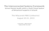 The Interconnected Systems Framework: School Mental Health within a Multi-Tiered System of Behavioral Supports in Schools The Wisconsin PBIS Conference.
