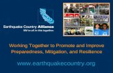 Working Together to Promote and Improve Preparedness, Mitigation, and Resilience .