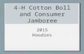 4-H Cotton Boll and Consumer Jamboree 2015 Hoodies.