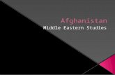 Afghanistan is the crossroads between Central, West and South Asia  1 st area to domesticate animals  1 st true urban centers in Asia were in Afghanistan.