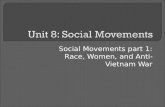 Social Movements part 1: Race, Women, and Anti-Vietnam War.