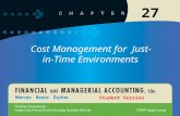 1-1 27-1 27 Cost Management for Just-in-Time Environments Student Version.