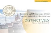 Leading WSU Strategic Vision Fostering an Excellence-based Culture.