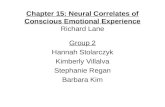 Chapter 15: Neural Correlates of Conscious Emotional Experience Richard Lane Group 2 Hannah Stolarczyk Kimberly Villalva Stephanie Regan Barbara Kim.