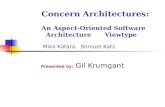 Concern Architectures: An Aspect-Oriented Software Architecture Viewtype Mika Katara. Shmuel Katz Presented by: Gil Krumgant.