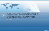 Amir Akbar COMPANY MANAGEMENT & BUSINESS COMBINATION.