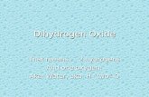 Dihydrogen Oxide That means… 2 hydrogens And one oxygen! Aka: Water, aka: H “two” O.