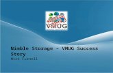 Nimble Storage – VMUG Success Story Nick Furnell.