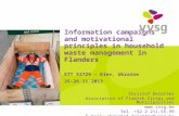 Information campaigns and motivational principles in household waste management in Flanders ETT 53729 – Kiev, Ukraine 25-26.11.2013 Christof Delatter Association.