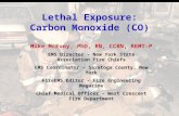 Lethal Exposure: Carbon Monoxide (CO) Mike McEvoy, PhD, RN, CCRN, REMT-P EMS Director – New York State Association Fire Chiefs EMS Coordinator – Saratoga.
