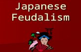Japanese Feudalism. I. Early History of Japan: A. 660 B.C. – First emperor claimed descent from the sun-god and united Japan under his rule.