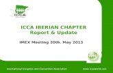 International Congress and Convention Association ICCA IBERIAN CHAPTER Report & Update International Congress & Convention Association.