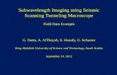 Subwavelength Imaging using Seismic Scanning Tunneling Macroscope Field Data Example G. Dutta, A. AlTheyab, S. Hanafy, G. Schuster King Abdullah University.